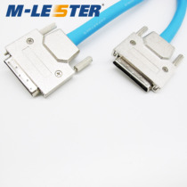Meng LeitsutSCSI Line VHDCI68 cable small 68 SCSI socket connector V68 Commuter to line mini