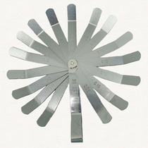 Stainless steel precision 16-piece 0 05-1 0MM engine valve clearance adjustment feet cart valve feeler gauge
