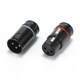 AVSSZ 모든 금속 직각 베벨 캐논 남성 여성 헤드 3 코어 짧은 Canon XLR 균형 마이크 오디오 마이크 플러그 AVSSZ 모든 금속 직각 베벨 캐논 남성 여성 헤드 3 코어 짧은 Canon XLR 균형 마이크 오디오 마이크 플러그