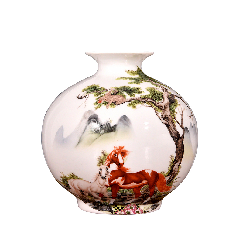 Vase living room place flower arranging modern home wine ark, adornment small place jingdezhen ceramics process