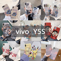 vivo y5s mobile phone shell tide brand frosted hard shell vivoy5s protective cover All-inclusive anti-drop animation cartoon Y5S men and women lovers personalized creative fun one piece vivo Bugs Bunny outside