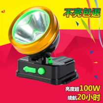 High brightness outdoor department store waterproof strong light LED lithium battery super bright headlight fishing lamp head wearing rechargeable flashlight