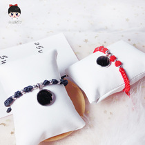 Baby Fetal Hair Souvenir Pendant Baby Fetal Hair Pure Silver Bracelet Pendant Homemade Diy Material Bag Full Moon