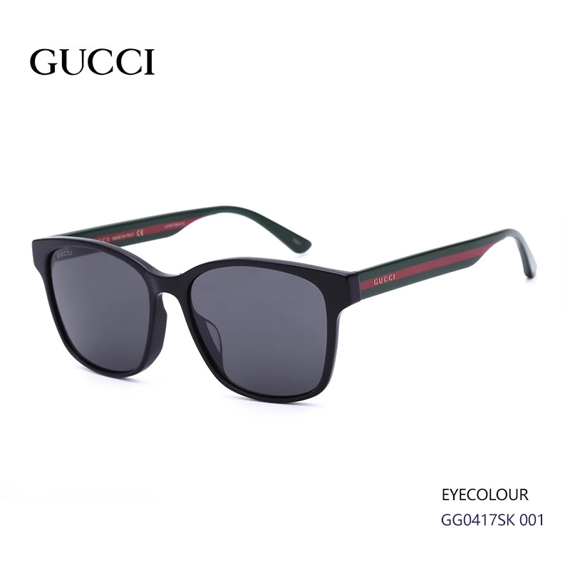 gucci古驰男墨镜酷奇新款方框经典近视古奇太阳镜女gg0417sk
