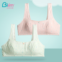Bai Ling Bai Li bandeau bra Development period girl underwear Junior high school students vest bra Primary school students thin section