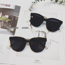 Zhou Yangqing with the same net red polarized sunglasses white new Korean star with the same round face sunglasses female hipster