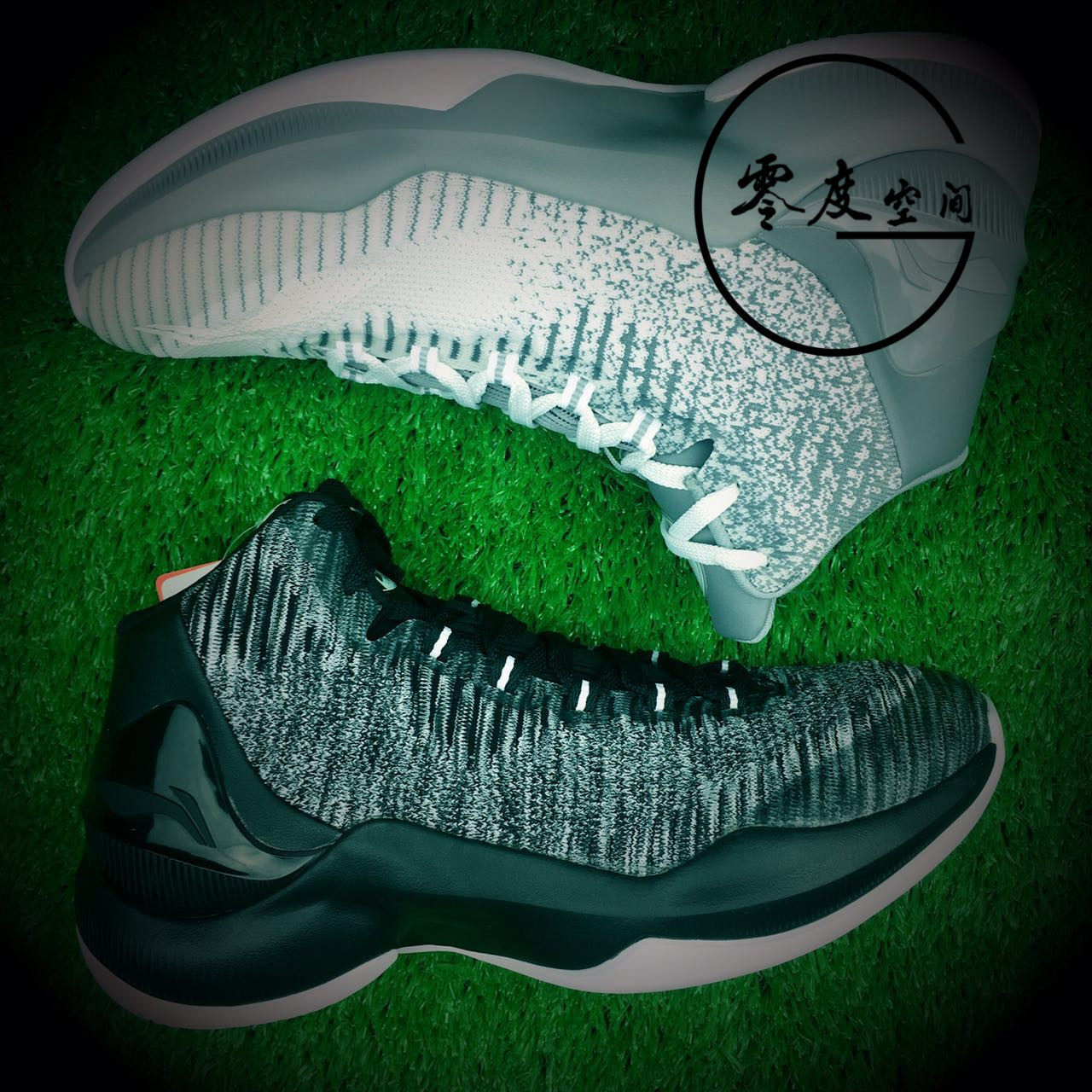 李宁篮球鞋埃文特纳闪击4 iv 新款减震一体织中帮男运动鞋abam053_7折