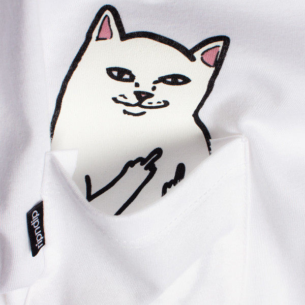 现货ripndip lord nermal pocket 口袋猫 中指贱猫 贱猫 短袖