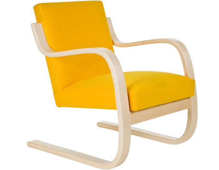 芬兰artek alvar aalto armchair 402  阿尔瓦·阿尔托扶手椅