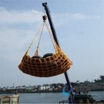 Lifting net can be customized net bag nylon hanging net marine cargo net soft lifting net 1 m * 1 m