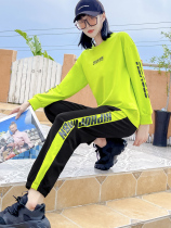 European Station Sports Suit Women Spring Autumn Winter 2022 New Loose Fashion Casual Weaters Two Sets Big Codes