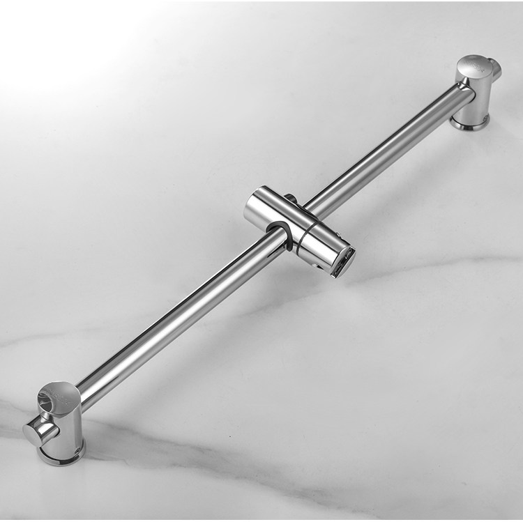 促销304不锈钢花洒升降杆亮光 免打孔花洒支架浴室淋浴升降花洒杆