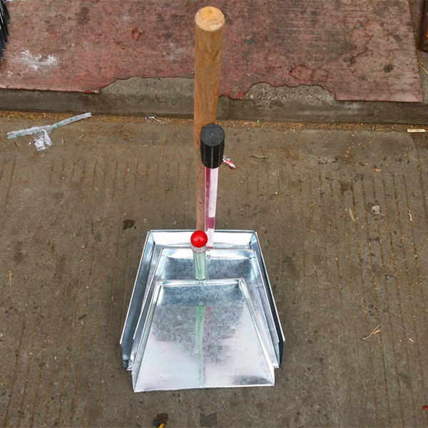 加大加厚铁皮簸箕撮箕白铁皮簸箕撮箕清洁卫生工具