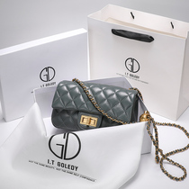 Shanghai Guest for the evacuation of the cupboards Outlets Outlets Ottles Flagship Special Price Shop Small Scent Wind Rhombus Chain Wrap R