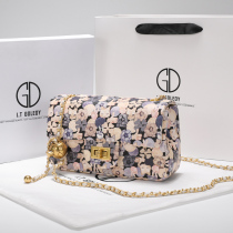 Shanghai Guest for evacuation clearance Outlets Outlets Ouelles Flagship Special Price Shop Ole Discount Printed Chain Bag B