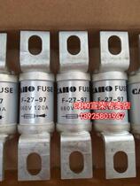 Supply Taiwan Xuanrong CAHO FUSE F-27*97 F-27-97660V120A fuse