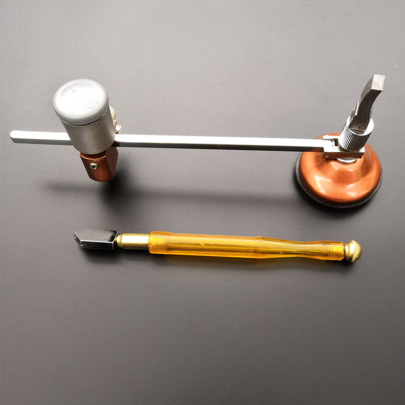 玻璃圆规刀家用抽油烟机玻璃开孔器玻璃刀厚玻璃切割划圆工具