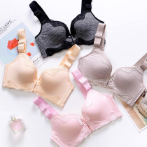 Lactation Underwear Coalestation Anti-Drooping Postpartum Feeding Front Open Button Pure Cotton Comfort Pregnant Pregnant Woman Bra Woman