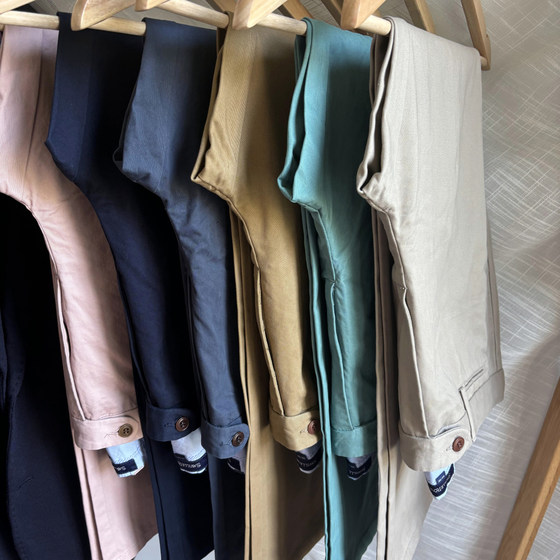 SR series high-end series! High-density versatile temperament pure cotton color men's straight-leg business casual pants trousers
SR series high-end series! High-density versatile temperament pure cotton color men's straight-leg business casual pants trousers