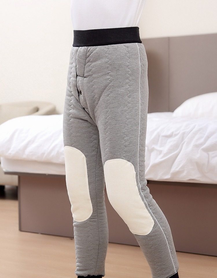 儿童棉裤男童女童加绒加厚保暖裤毛裤冬款内穿高腰夹棉裤小中大童