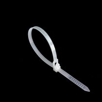 Powerful buckle white black can be disassembled repeatedly with national standard live buckle nylon tie length 100 to 450mm