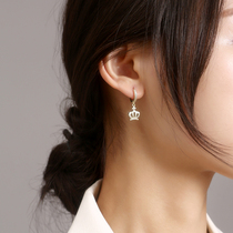 Ear Buckle Earrings 2021 New Tide Original Design Crown Ear Nail Woman Foreign Air Ear Pendant Temperament Superior Atmosphere