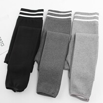 Plus velvet and thick cotton leggings women wear autumn and winter high waist slim autumn pants women yoga pants children warm pants