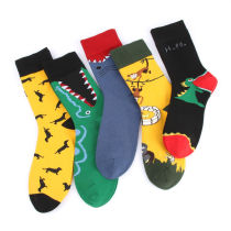 3 5 pairs of boys Christmas stockings children tide socks Street stockings stockings Korean version of middle tube hip hop basketball high tube