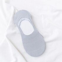 Boat socks womens invisible shallow mouth natural cotton socks womens summer thin socks bottom silicone non-slip can not fall off with Korean socks