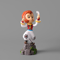 Rong Chao Xiangmonkey Xianrui creative study ornaments cartoon home desktop allegorical decoration gift box cold porcelain painting