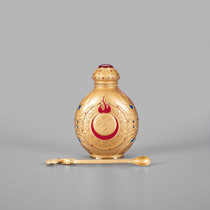 Rong Chao original design crafts metal snuff bottle art collection snuff bottle gift commemorative gift