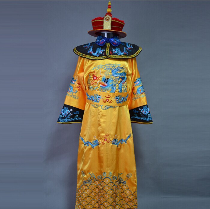 清朝龙袍皇帝服装皇阿玛服古装皇上影视清朝婚礼演出服影楼写真