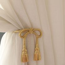 Set of wooden rooms vintage brass bow curtain hook Light luxury white hook girls room childrens room curtain hook