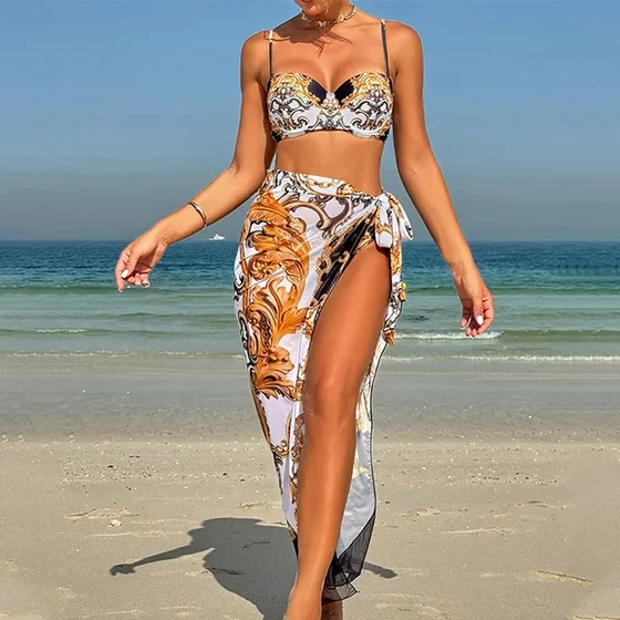 Swimsuit 2024 new foreign trade print lace-up sunscreen beach skirt bikini swimsuit three-piece set wholesale
Swimsuit 2024 new foreign trade print lace-up sunscreen beach skirt bikini swimsuit three-piece set wholesale
