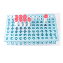 Virus tube 5ml 5ml 7ml 10ml plastic sampling pipe frame 18mm 96 hole test tube rack sample frozen deposit tube