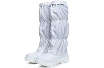 Anti-static steel head smashing cleanroom shoe striped high anti-smashing labor safety shoes