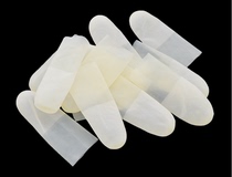 Dust-free cut frosted finger sleeve dust-free waterproof non-slip transparent finger sleeve ultra-thin pure latex finger cover