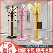 Hanging clothes rack floor bedroom cloakroom clothes hanging bag rack simple cabinet home door storage simple modern iron art