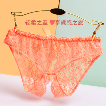 Panties ladies sexy and charming low waist seamless lace summer bow thin breathable Japanese new thong
