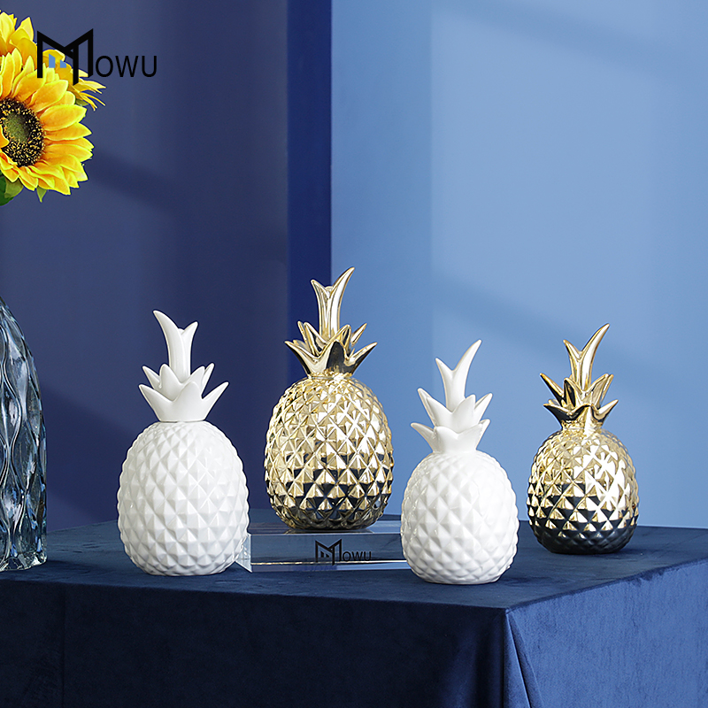 Nordic ins wind creative pineapple jar ceramic furnishing articles of children room decorate contracted sitting room, bedroom adornment