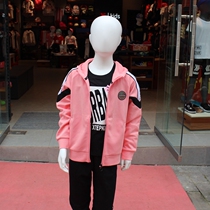 2019 autumn new girls knitted hooded top big boy fashion casual coat campus 681324244028