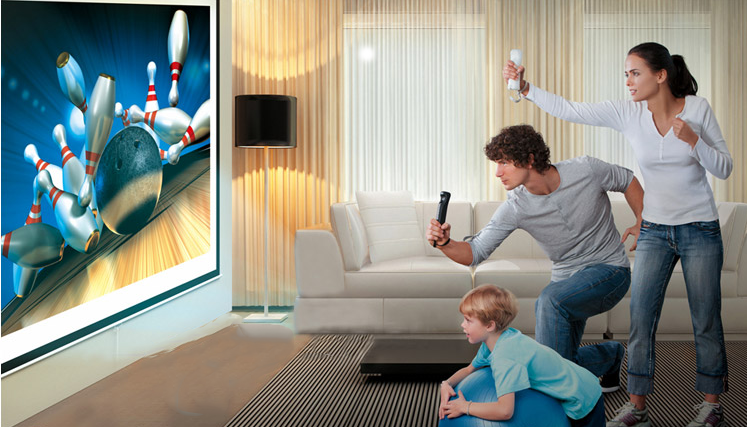 高沉浸感家电,客厅娱乐新姿势
