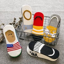 (5-10 pairs of mens invisible boat socks)socks mens summer socks low-top short tube shallow mouth boat socks sweat-absorbing and deodorant