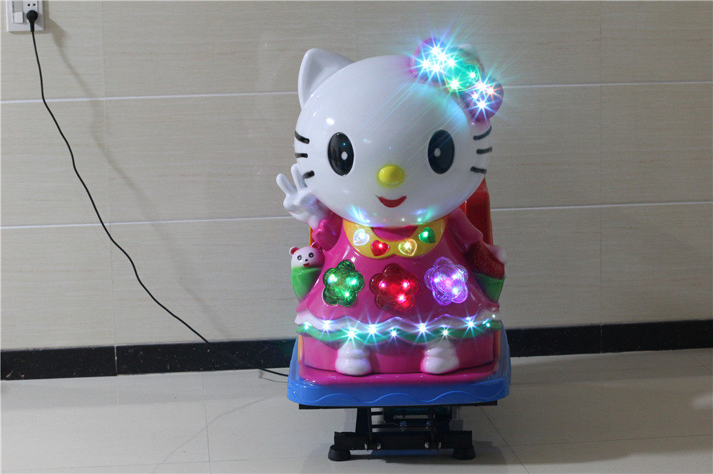 2015厂家直销投币新款摇摇车摇摆机摇摆车儿童特价kt猫