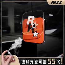 3D chip fragrance GTA peripheral hanging up R star cars fragrance car fragrance inside fragrance