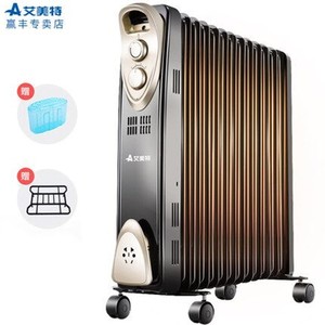艾美特油汀取暖器家用节能速热省电暖气暖风机烤火炉13片 电暖器