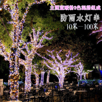 LED plug-in waterproof colorful lights flashing lights string lights starry lights outdoor holiday childrens room Christmas decoration small lights