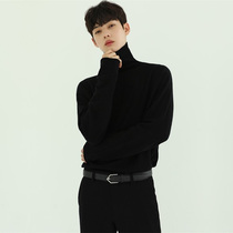 Winter new products base turtleneck sweater mens Korean version of the sweater mens warm casual trend mens cardigan line clothing