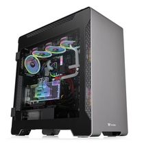 Tt aluminum case A700 desktop computer E-ATX double side overdraft tempered glass water cooling gaming desktop chassis