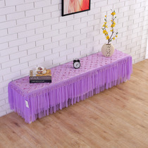 TV cabinet cover cloth lace dust cover simple tablecloth fabric rectangular coffee table living room home TV cabinet Cover Cover